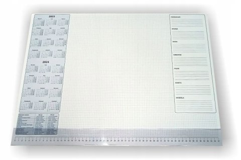 Biuwar Planer A2 podkład biurko listwa 2023/2024 Biuwar Planer A2 podkład biurko listwa 2023/2024