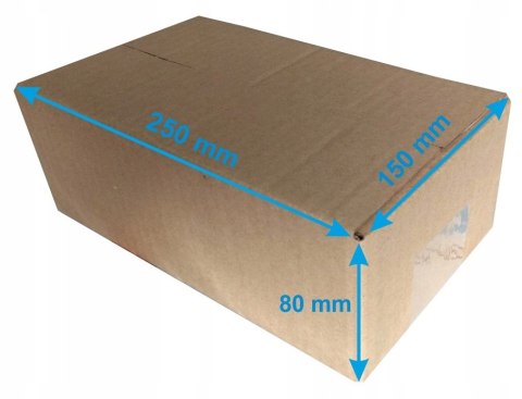 KARTON PUDEŁKO 250x150x80 wysyłki INPOST A 30szt KARTON PUDEŁKO 250x150x80 wysyłki INPOST A 30szt